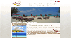 Desktop Screenshot of andaresort.com