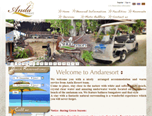 Tablet Screenshot of andaresort.com